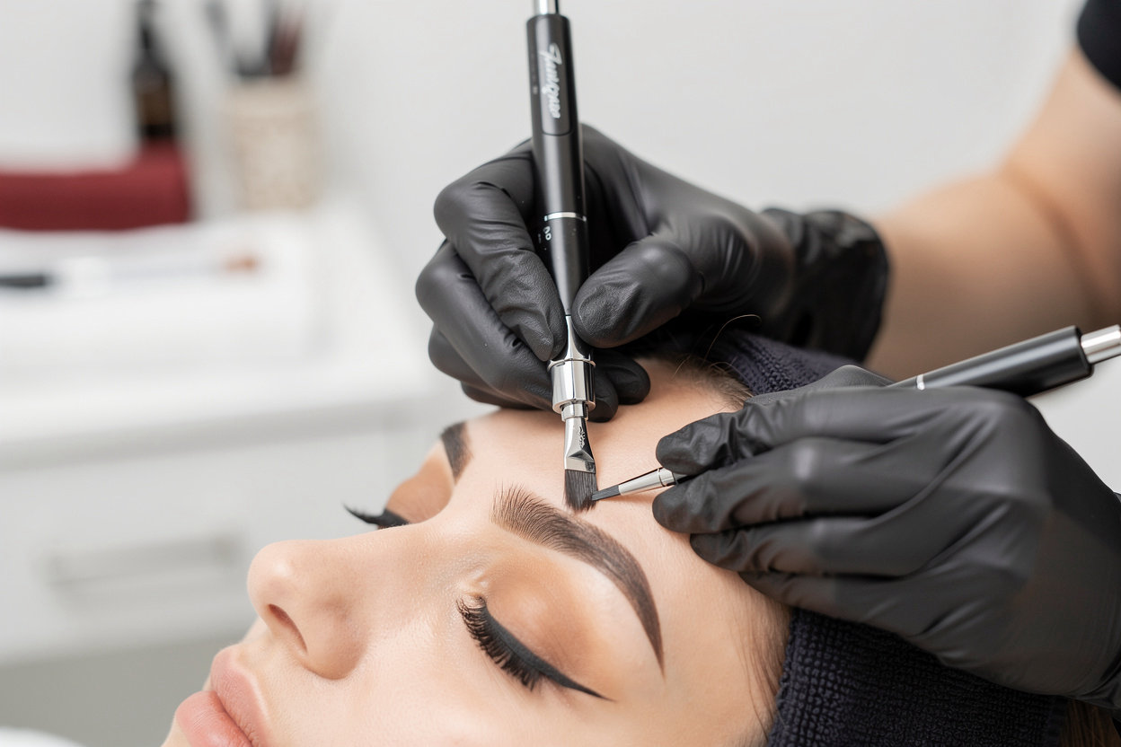Luu Barber Shop & Beauty Salon professional microblading and eyebrow design services in San Diego