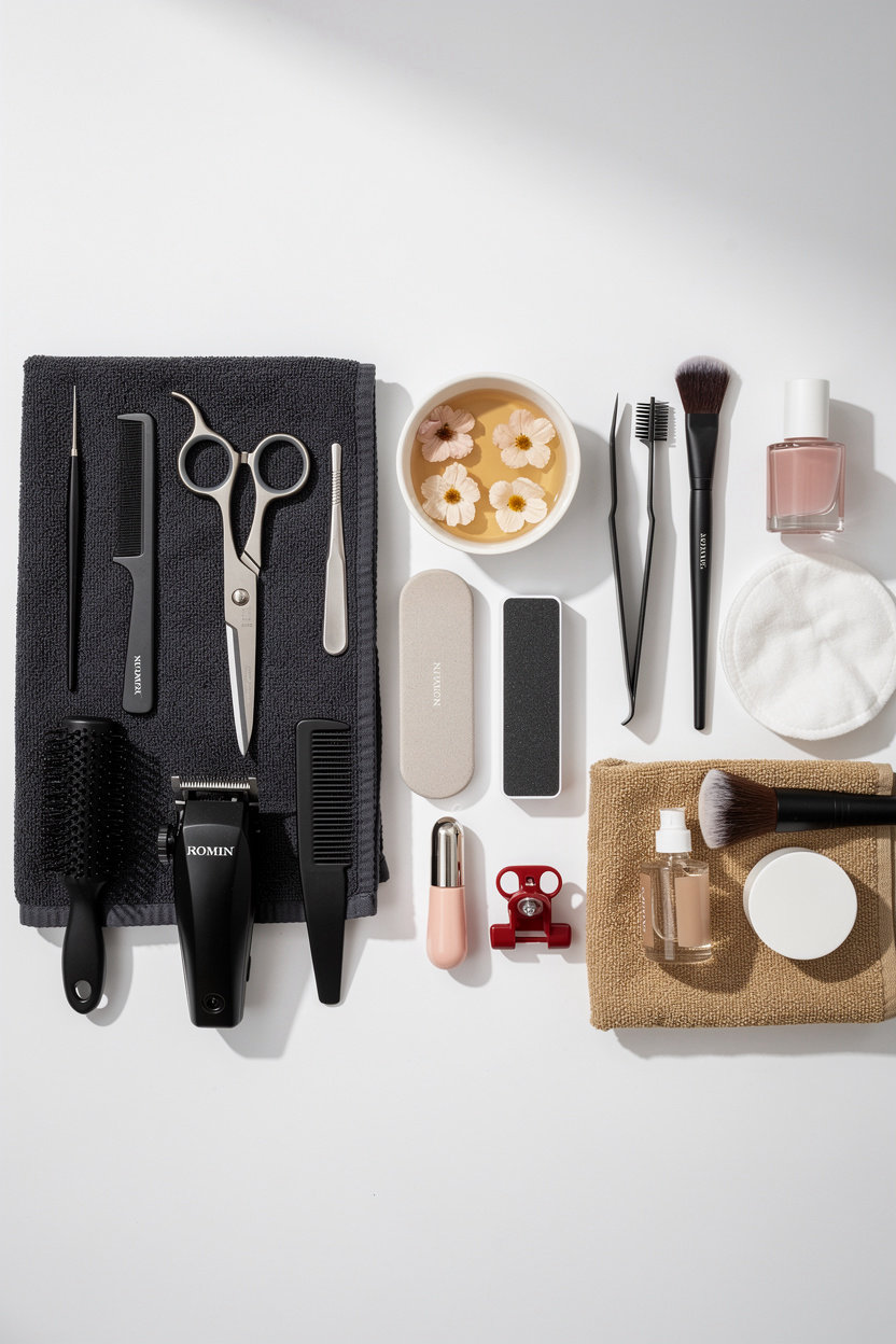 Luu Barber Shop & Beauty Salon professional services including haircuts, nails, lashes, and brows in one San Diego location